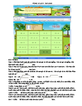 Đề thi Violympic 9 vòng 15